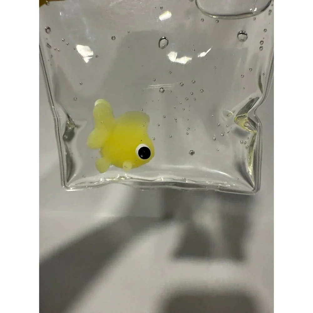 NEW Taba Squishy Water Pets Fish Fidget Toy with clip